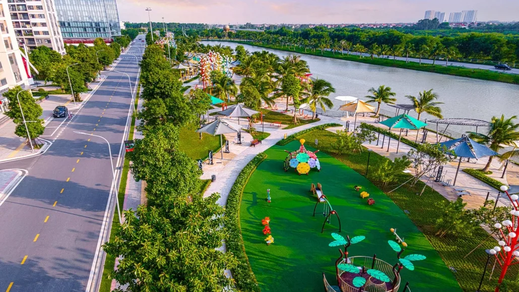 Thuê chung cư Vinhomes Ocean Park tại tòa M2 có phù hợp với gia đình cần không gian sống gần gũi với thiên nhiên không?